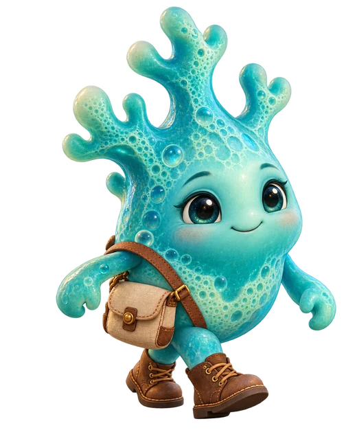 Mascota del equipo Coral
