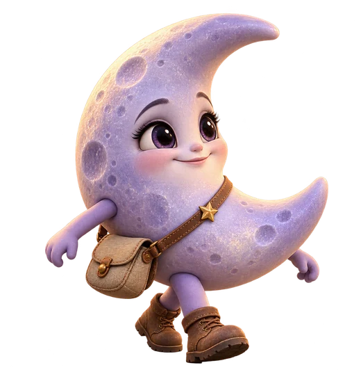 Mascota del equipo Luna